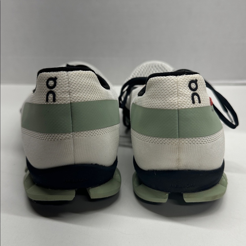 On Clouds Running Sneakers Shoes Lace Up Athletic Sneaker White Green Men's 12.5 - Picture 3 of 9